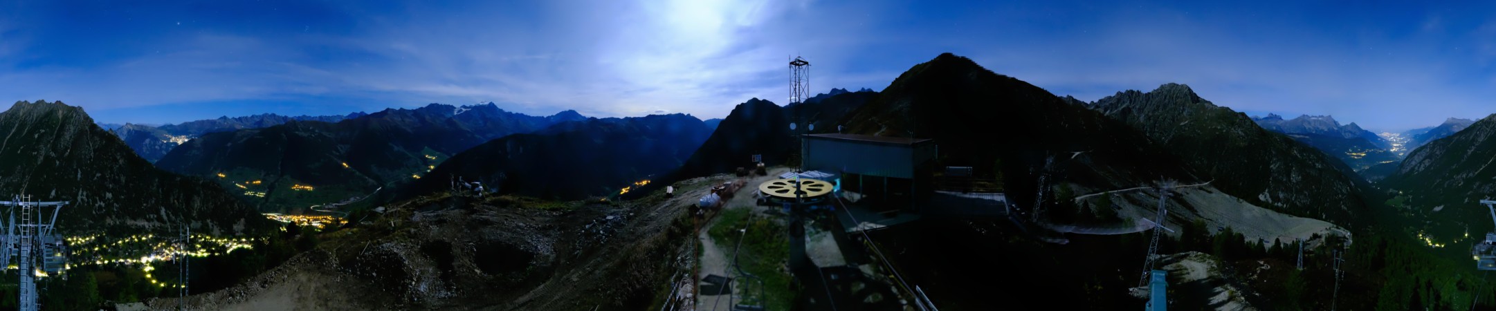 Pays du Saint Bernard Champex - La Breya snow cam captured at 24 September 2026 at 11:53 pm GMT+2