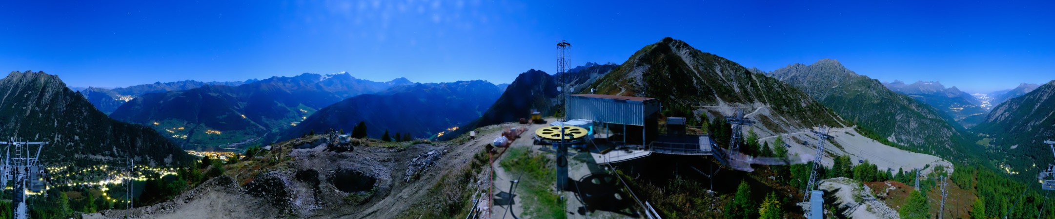 Pays du Saint Bernard Champex - La Breya snow cam captured at 26 September 2026 at 11:45 pm GMT+2