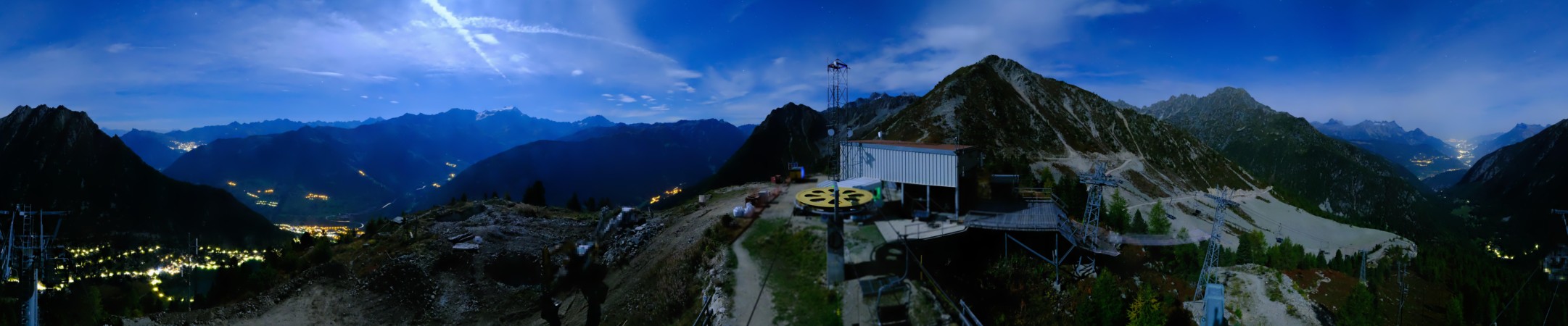 Pays du Saint Bernard Champex - La Breya snow cam captured at 28 September 2026 at 11:47 pm GMT+2