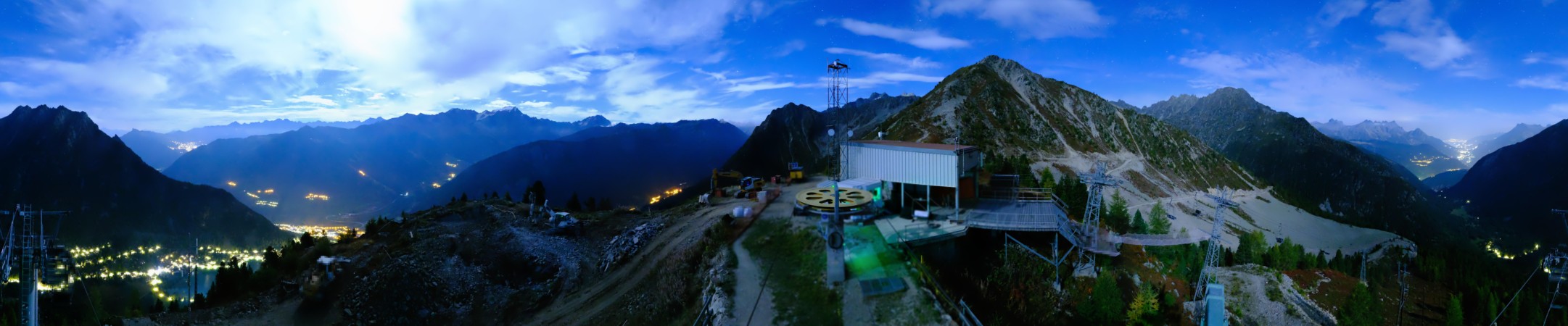 Pays du Saint Bernard Champex - La Breya snow cam captured at 29 September 2026 at 11:38 pm GMT+2