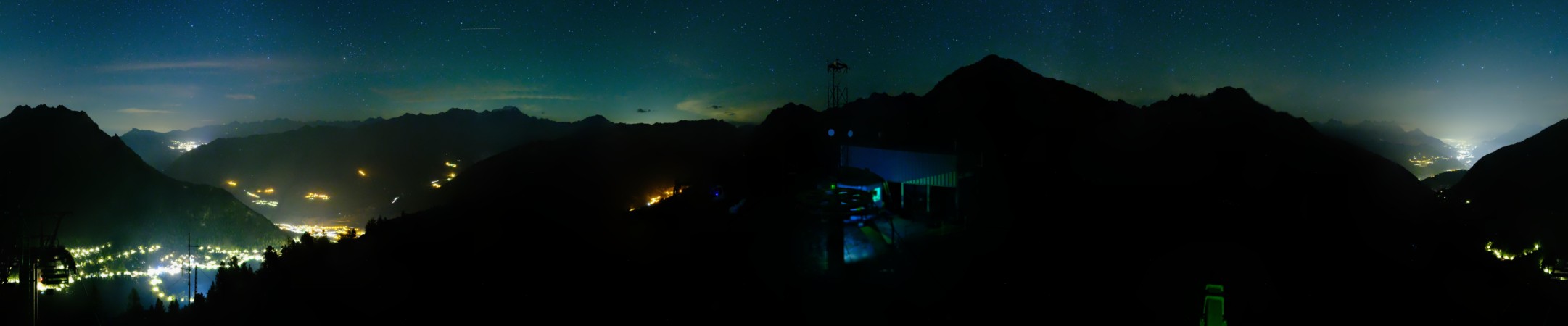 Pays du Saint Bernard Champex - La Breya snow cam captured at 3 October 2026 at 11:57 pm GMT+2
