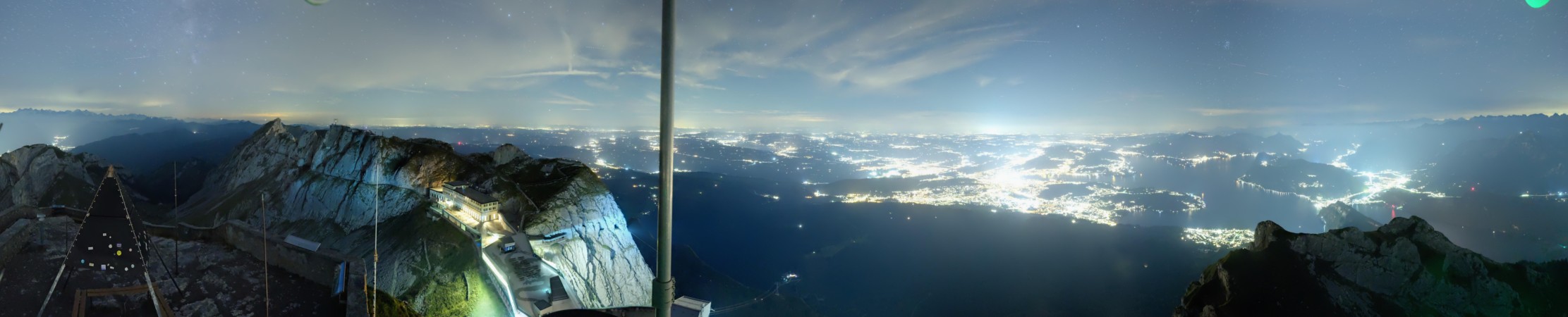 Pilatus Bergbahnen Pilatus - Esel snow cam captured at 12 September 2026 at 11:47 pm GMT+2