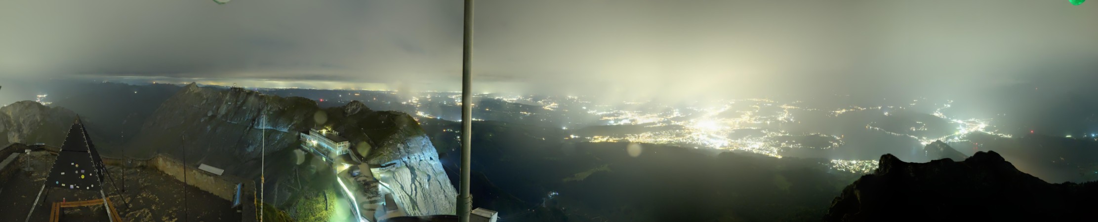 Pilatus Bergbahnen Pilatus - Esel snow cam captured at 13 September 2026 at 11:52 pm GMT+2