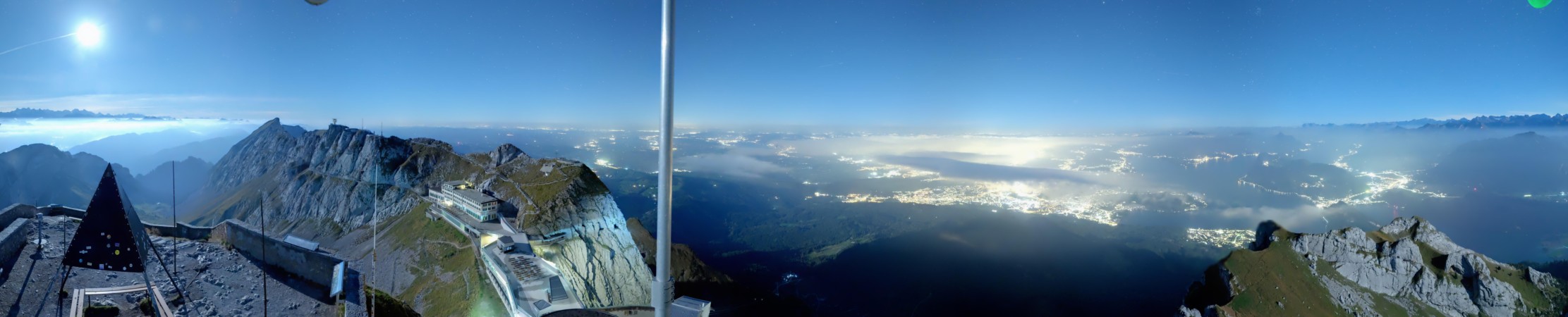 Pilatus Bergbahnen Pilatus - Esel snow cam captured at 21 September 2026 at 11:45 pm GMT+2