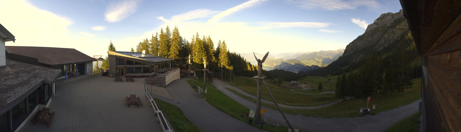 Pilatus Bergbahnen Pilatus - Fräkmüntegg snow cam captured at 15 September 2026 at 6:51 pm GMT+2