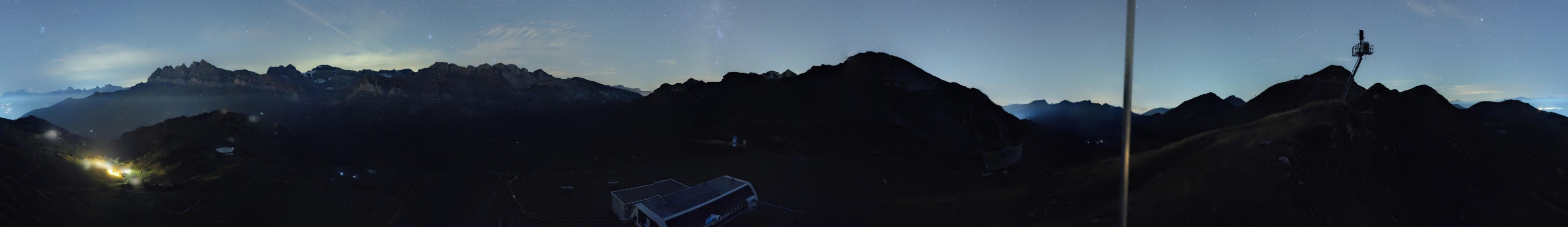Portes du Soleil Sommet de Grand-Conche snow cam captured at 12 September 2026 at 11:47 pm GMT+2