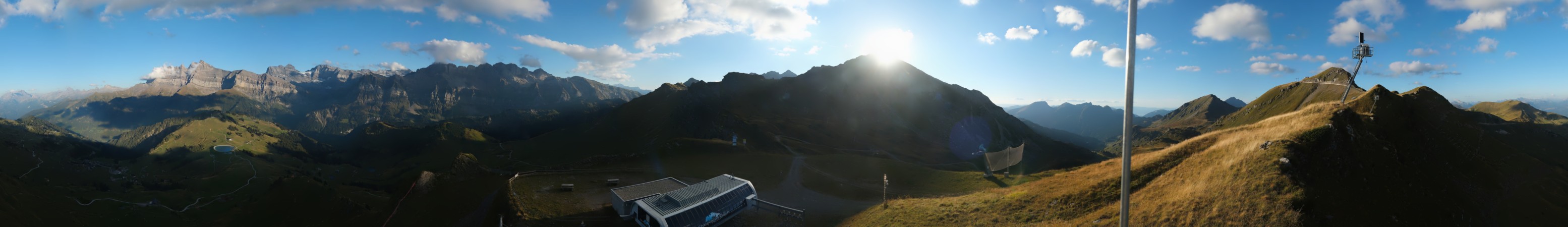 Portes du Soleil Sommet de Grand-Conche snow cam captured at 15 September 2026 at 6:51 pm GMT+2