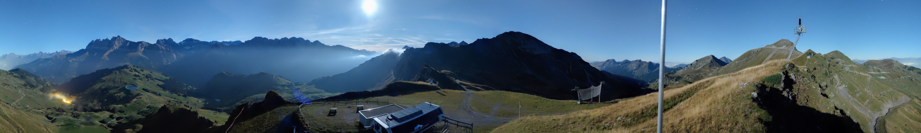Portes du Soleil Sommet de Grand-Conche snow cam captured at 21 September 2026 at 11:56 pm GMT+2