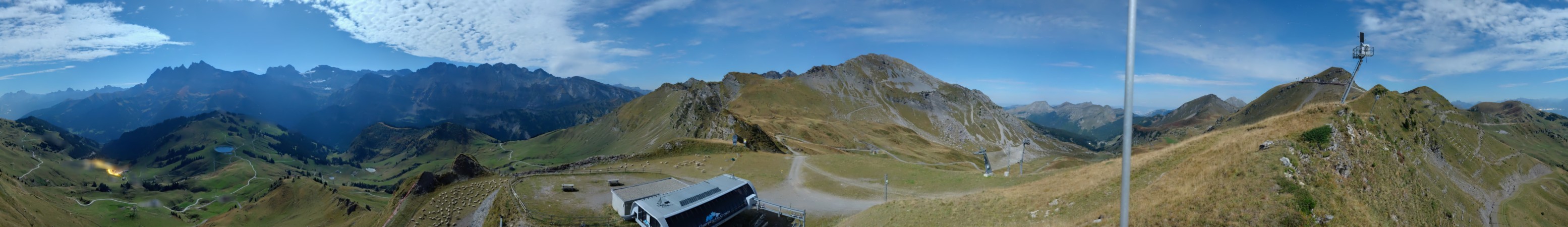 Portes du Soleil Sommet de Grand-Conche snow cam captured at 27 September 2026 at 11:54 pm GMT+2