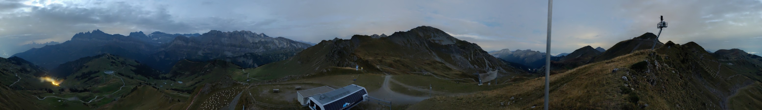 Portes du Soleil Sommet de Grand-Conche snow cam captured at 30 September 2026 at 11:47 pm GMT+2