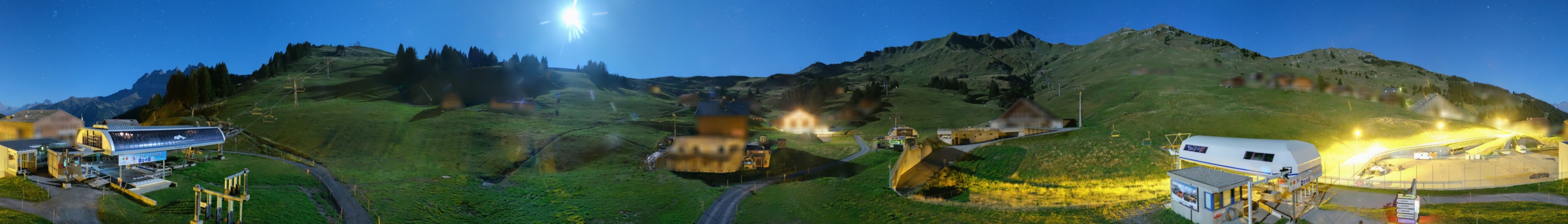 Portes du Soleil Suisse SA Les Crosets snow cam captured at 22 September 2026 at 11:57 pm GMT+2