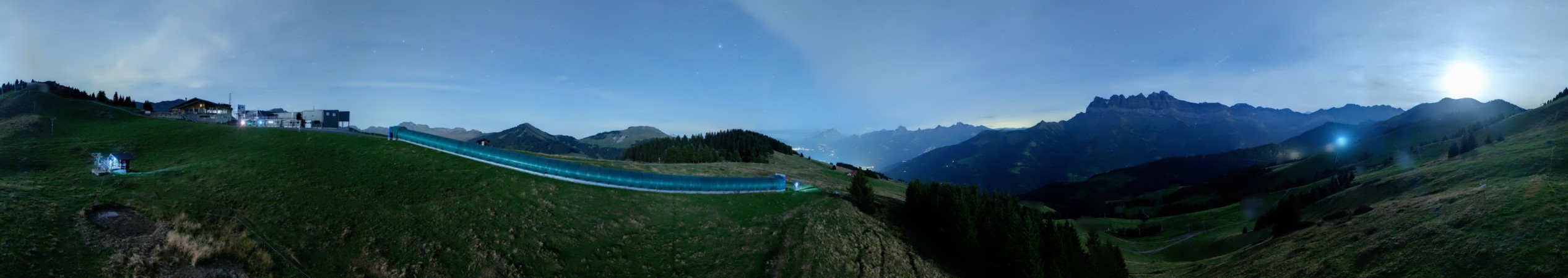 Portes du Soleil Suisse SA Morgins - La Foilleuse snow cam captured at 20 September 2026 at 11:44 pm GMT+2