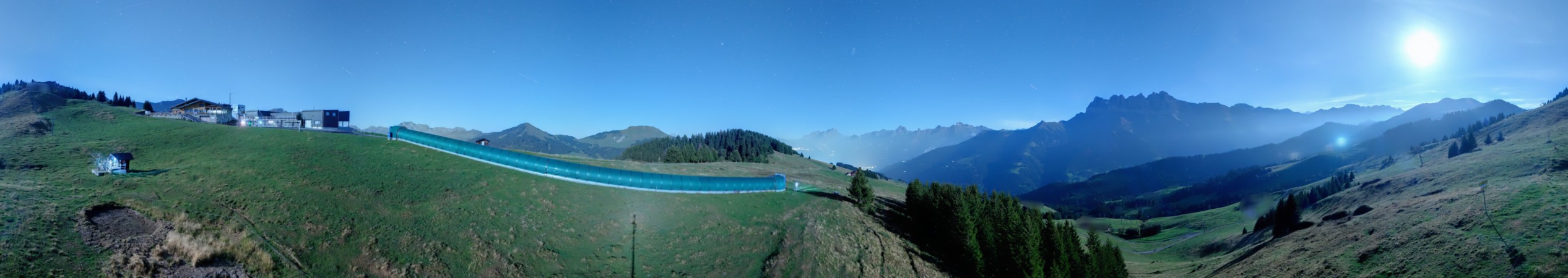Portes du Soleil Suisse SA Morgins - La Foilleuse snow cam captured at 21 September 2026 at 11:56 pm GMT+2