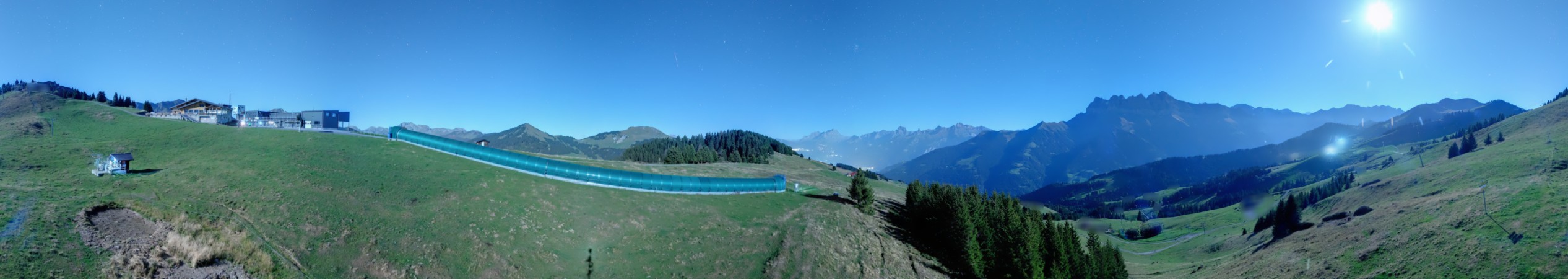 Portes du Soleil Suisse SA Morgins - La Foilleuse snow cam captured at 22 September 2026 at 11:57 pm GMT+2
