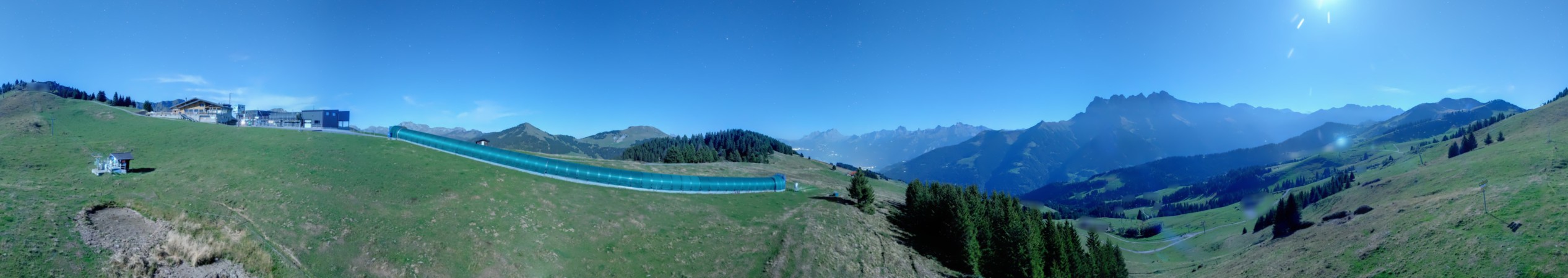 Portes du Soleil Suisse SA Morgins - La Foilleuse snow cam captured at 23 September 2026 at 11:58 pm GMT+2