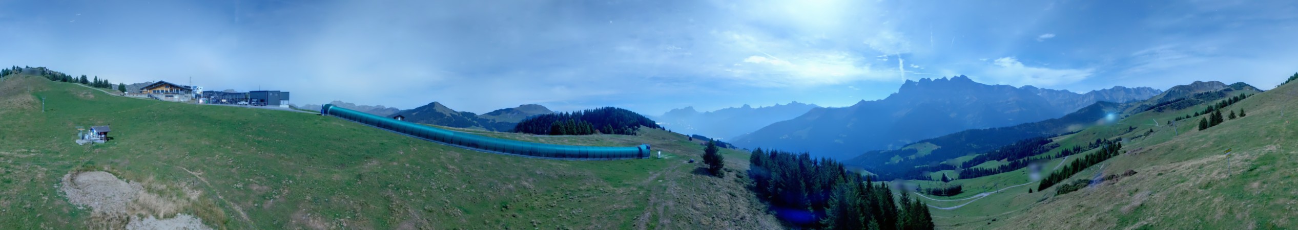 Portes du Soleil Suisse SA Morgins - La Foilleuse snow cam captured at 28 September 2026 at 11:50 pm GMT+2