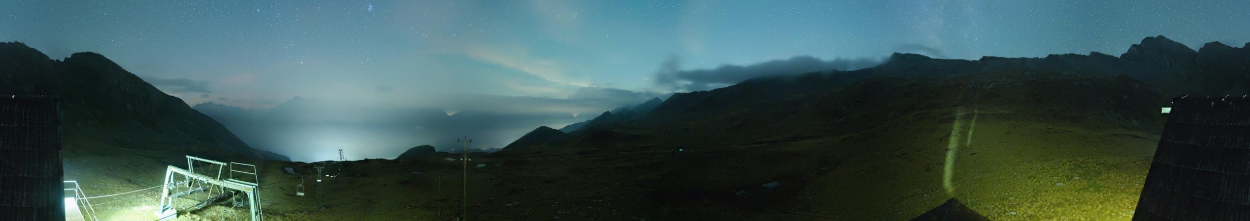 San Bernardino Swiss Alps Pan de Zucher - San Bernardino Swiss Alps snow cam captured at 3 October 2026 at 11:54 pm GMT+2