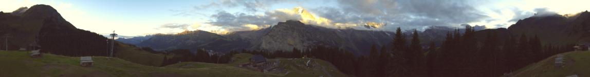 Schilthorn Allmendhubel snow cam captured at 11 September 2026 at 7:42 pm GMT+2