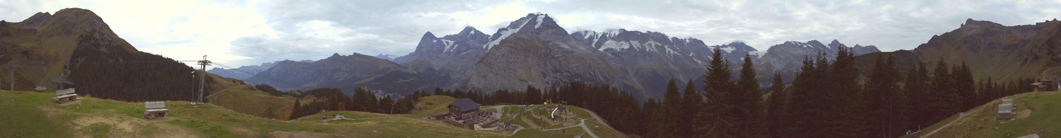 Schilthorn Allmendhubel snow cam captured at 30 September 2026 at 6:47 pm GMT+2