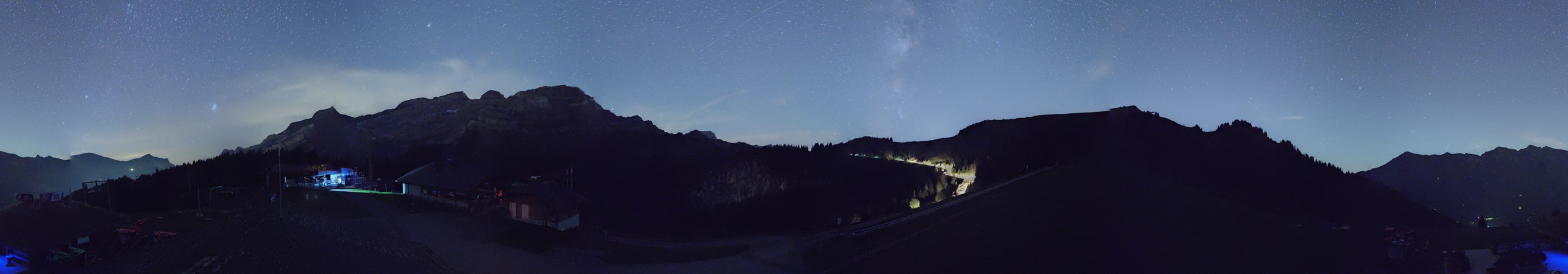 Télé Villars Gryon Diablerets Les Diablerets - Les Mazots snow cam captured at 12 September 2026 at 11:55 pm GMT+2