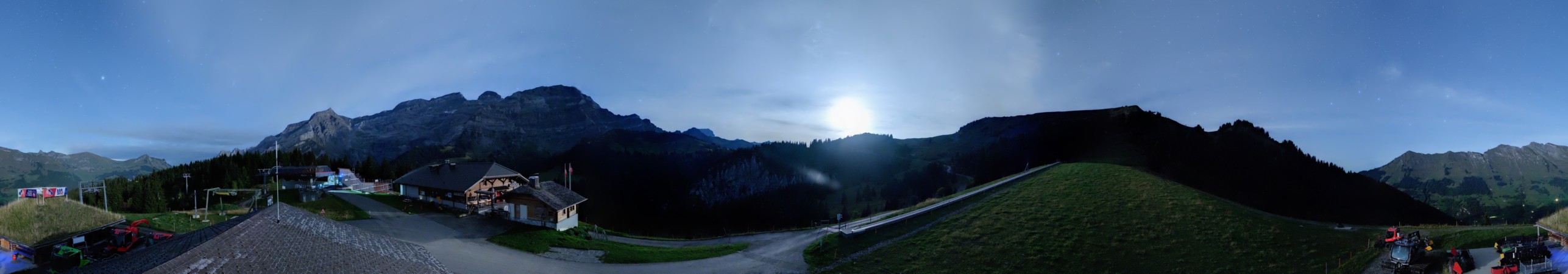 Télé Villars Gryon Diablerets Les Diablerets - Les Mazots snow cam captured at 20 September 2026 at 11:51 pm GMT+2