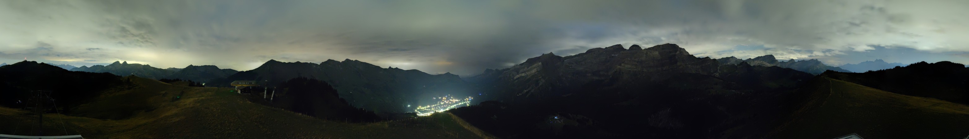 Télé Villars Gryon Diablerets Les Diablerets - Meilleret snow cam captured at 13 September 2026 at 11:46 pm GMT+2