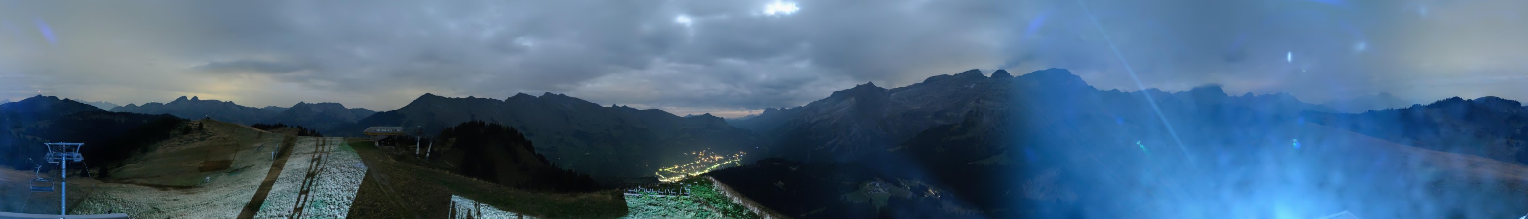 Télé Villars Gryon Diablerets Les Diablerets - Meilleret snow cam captured at 30 September 2026 at 11:45 pm GMT+2