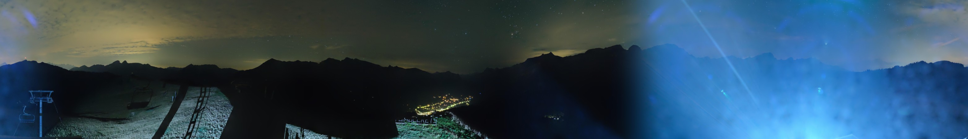 Télé Villars Gryon Diablerets Les Diablerets - Meilleret snow cam captured at 4 October 2026 at 11:50 pm GMT+2