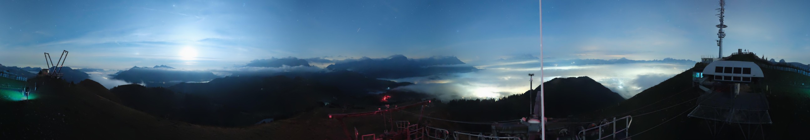 Télé Villars Gryon Diablerets Villars - Grand Chamossaire snow cam captured at 2 October 2026 at 11:46 pm GMT+2