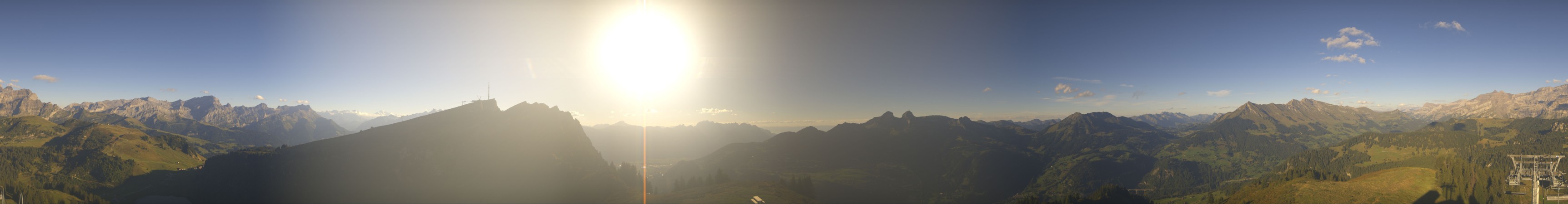Télé Villars Gryon Diablerets Villars - Petit Chamossaire snow cam captured at 15 September 2026 at 6:11 pm GMT+2