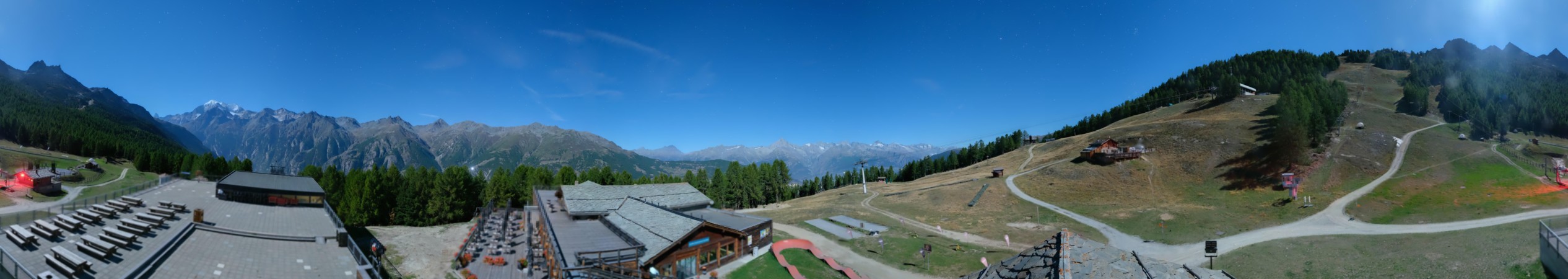 Touristische Unternehmung Grächen AG Hannigalp - Grächen snow cam captured at 25 September 2026 at 11:47 pm GMT+2