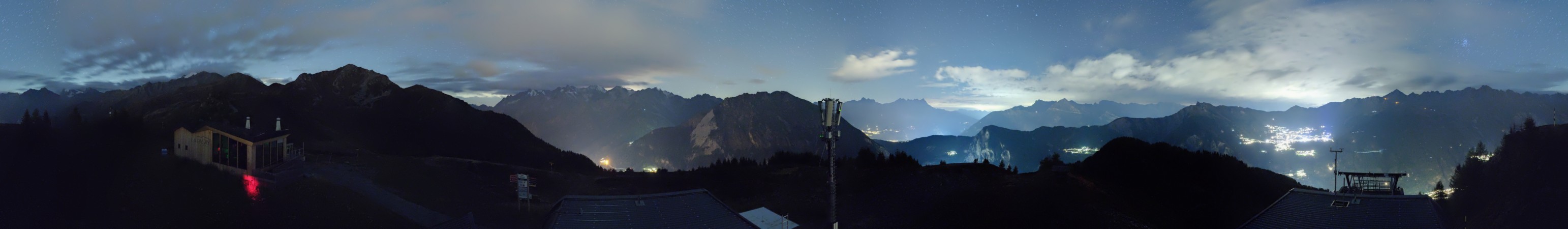 Verbier - Téléverbier SA Bruson - La Pasay snow cam captured at 13 September 2026 at 11:47 pm GMT+2