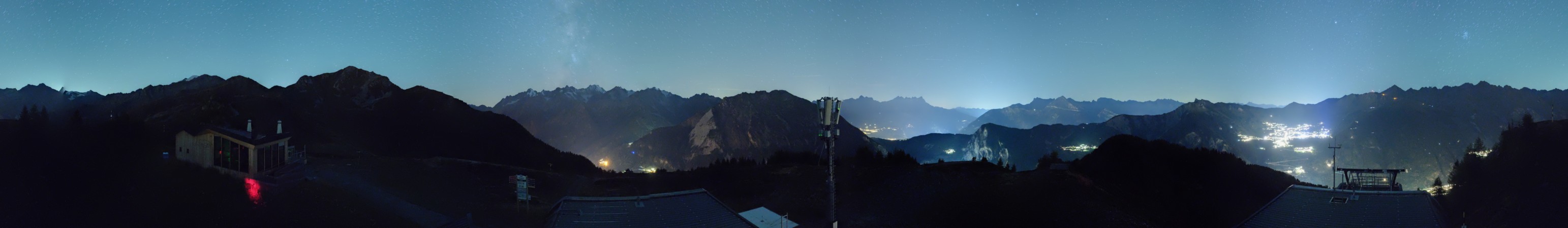 Verbier - Téléverbier SA Bruson - La Pasay snow cam captured at 14 September 2026 at 11:51 pm GMT+2