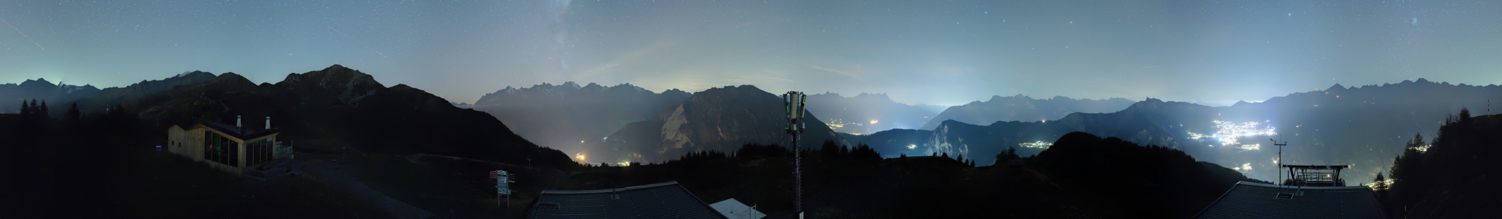 Verbier - Téléverbier SA Bruson - La Pasay snow cam captured at 18 September 2026 at 11:45 pm GMT+2