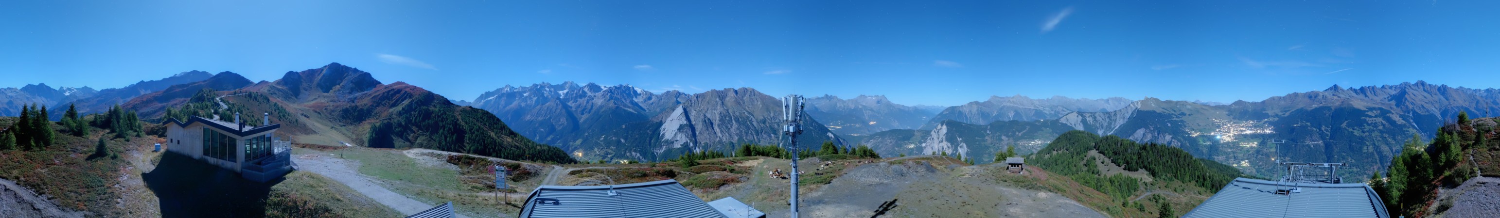 Verbier - Téléverbier SA Bruson - La Pasay snow cam captured at 25 September 2026 at 11:48 pm GMT+2