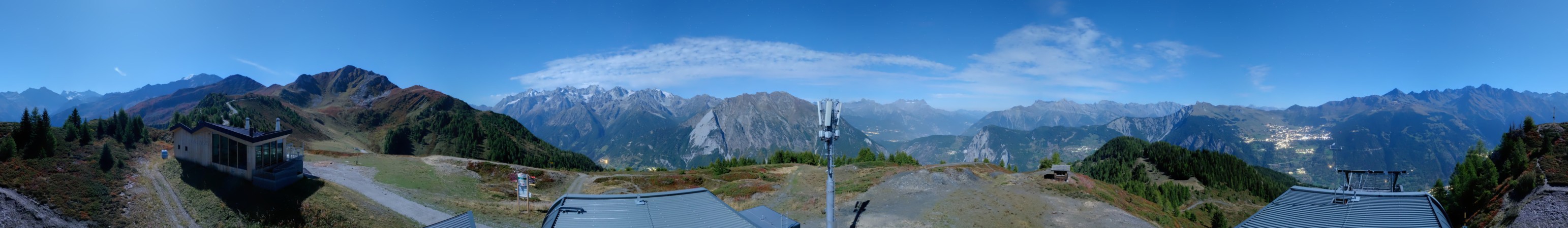 Verbier - Téléverbier SA Bruson - La Pasay snow cam captured at 27 September 2026 at 11:49 pm GMT+2