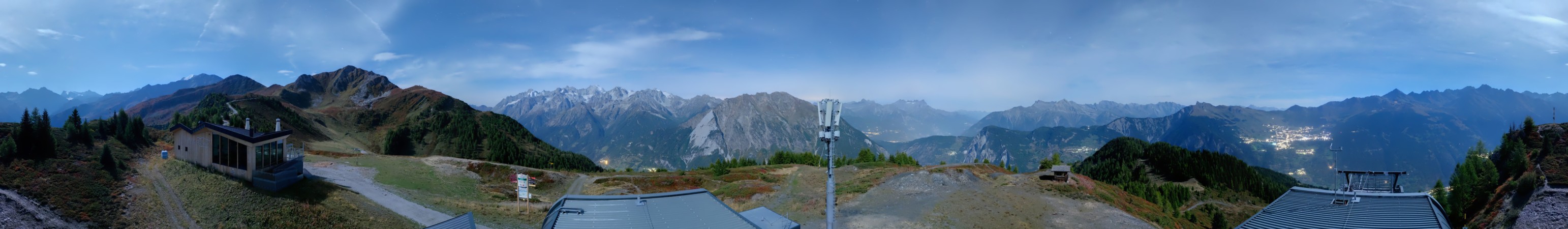 Verbier - Téléverbier SA Bruson - La Pasay snow cam captured at 28 September 2026 at 11:53 pm GMT+2