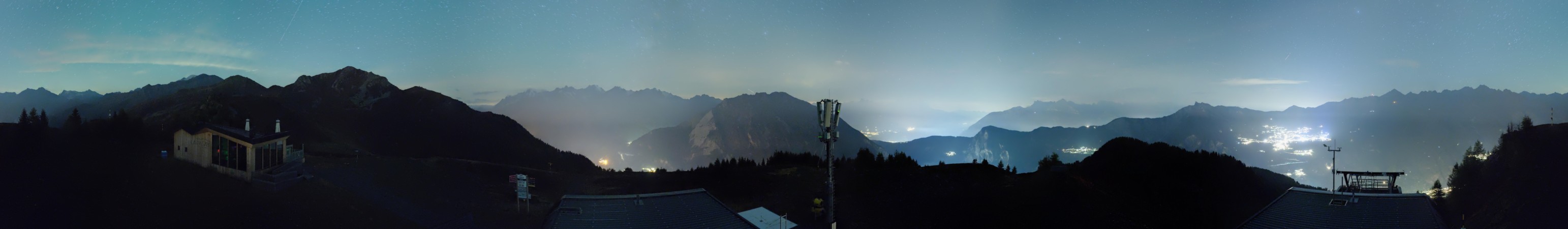 Verbier - Téléverbier SA Bruson - La Pasay snow cam captured at 3 October 2026 at 11:46 pm GMT+2