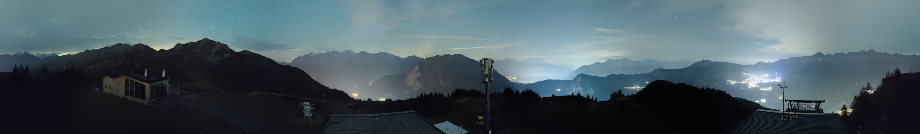 Verbier - Téléverbier SA Bruson - La Pasay snow cam captured at 4 October 2026 at 11:44 pm GMT+2