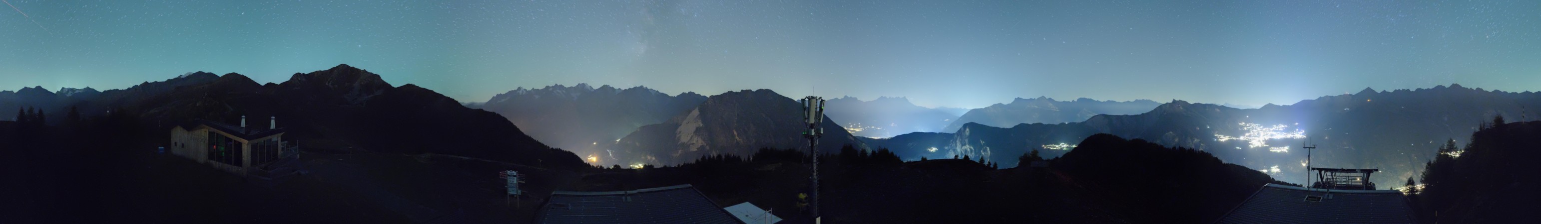 Verbier - Téléverbier SA Bruson - La Pasay snow cam captured at 5 October 2026 at 11:53 pm GMT+2