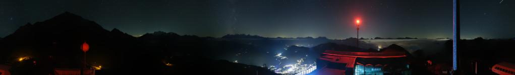 Verbier - Téléverbier SA Les Attelas snow cam captured at 10 September 2026 at 11:54 pm GMT+2