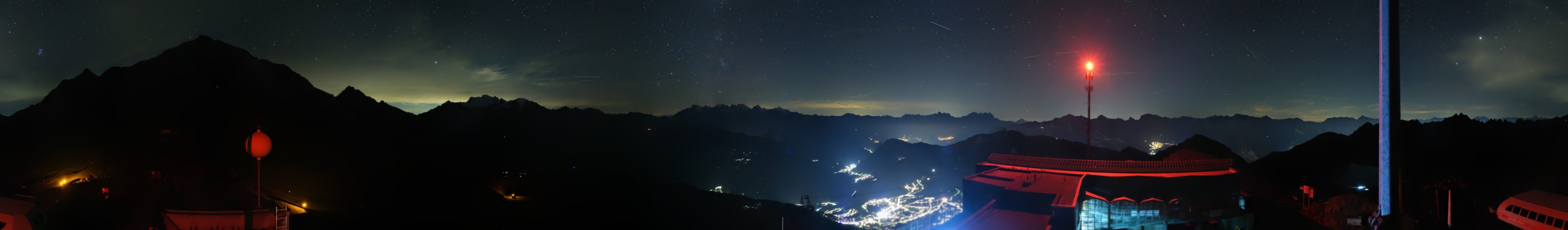 Verbier - Téléverbier SA Les Attelas snow cam captured at 12 September 2026 at 11:55 pm GMT+2