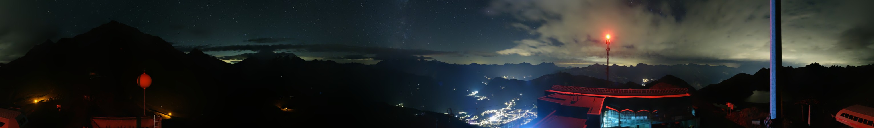 Verbier - Téléverbier SA Les Attelas snow cam captured at 13 September 2026 at 11:47 pm GMT+2