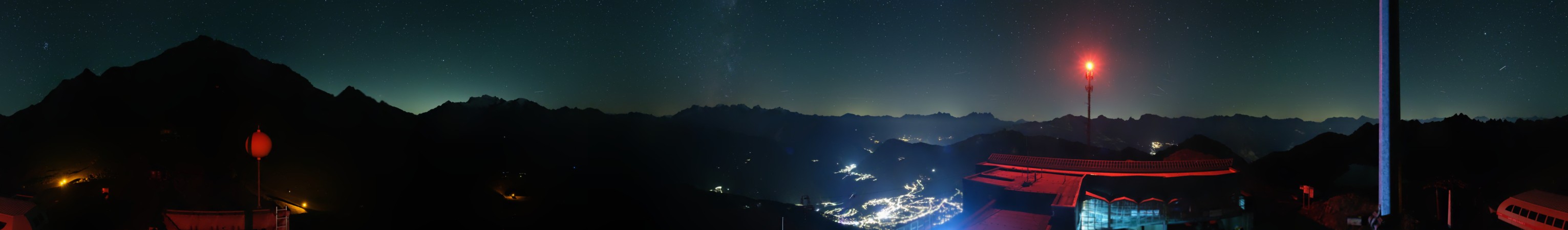 Verbier - Téléverbier SA Les Attelas snow cam captured at 14 September 2026 at 11:51 pm GMT+2