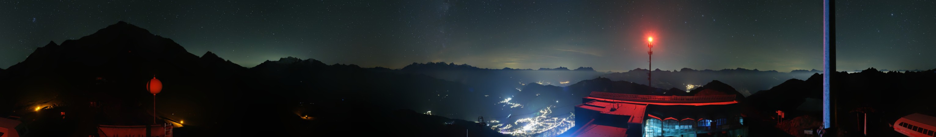 Verbier - Téléverbier SA Les Attelas snow cam captured at 18 September 2026 at 11:45 pm GMT+2