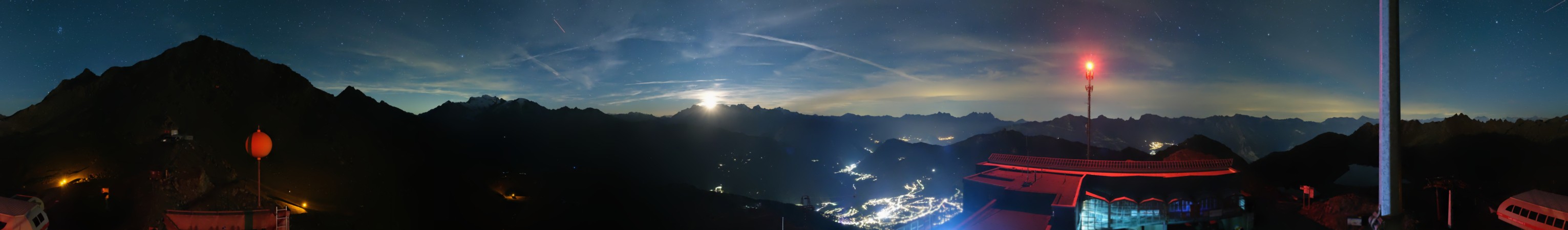 Verbier - Téléverbier SA Les Attelas snow cam captured at 19 September 2026 at 11:50 pm GMT+2