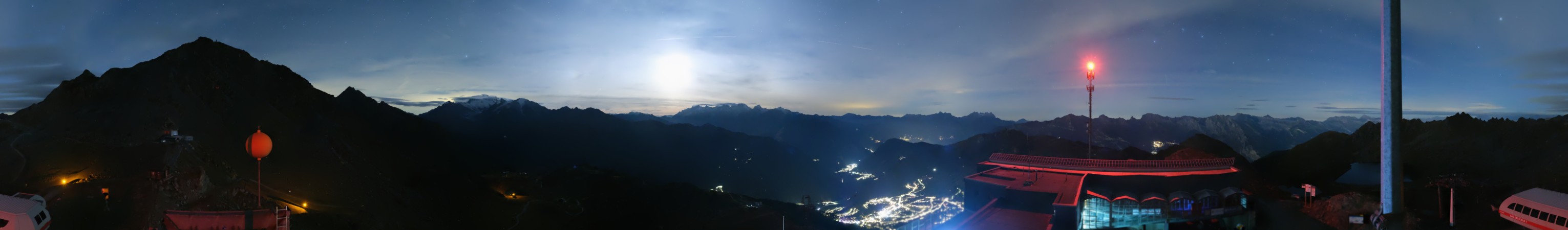 Verbier - Téléverbier SA Les Attelas snow cam captured at 20 September 2026 at 11:54 pm GMT+2