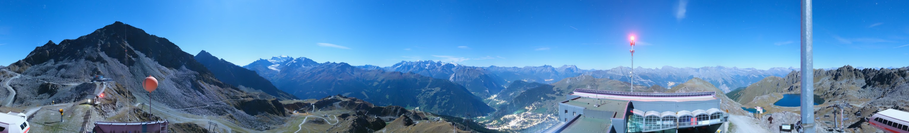 Verbier - Téléverbier SA Les Attelas snow cam captured at 25 September 2026 at 11:48 pm GMT+2