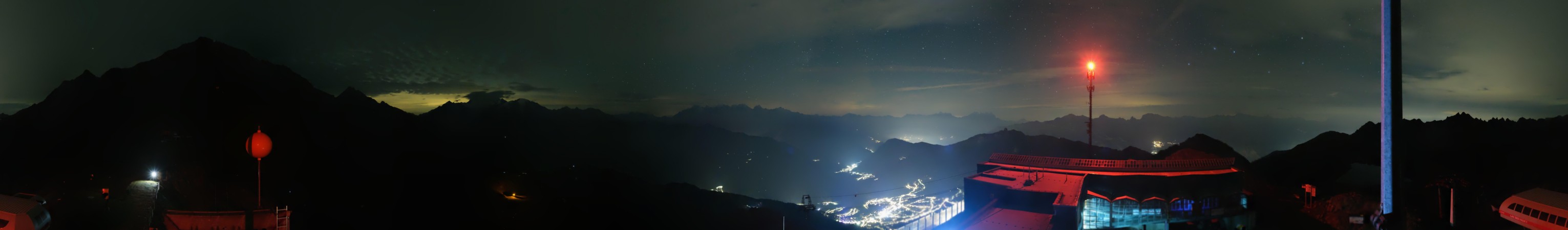 Verbier - Téléverbier SA Les Attelas snow cam captured at 4 October 2026 at 11:55 pm GMT+2