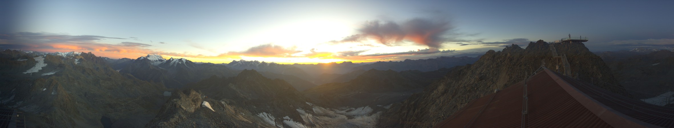 Verbier - Téléverbier SA Mont Fort snow cam captured at 13 September 2026 at 8:06 pm GMT+2